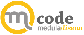 Logotipo Médula Diseño Code Blog
